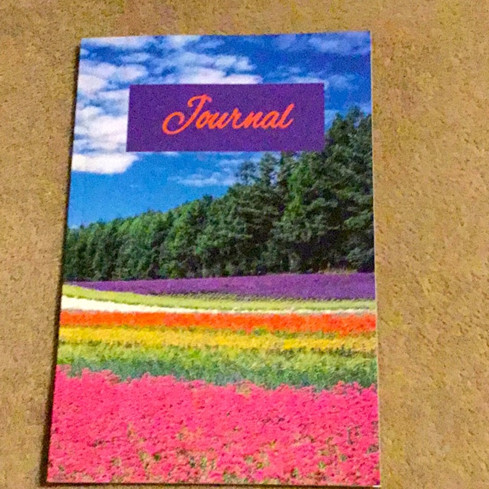 Rainbow Floral Journal
